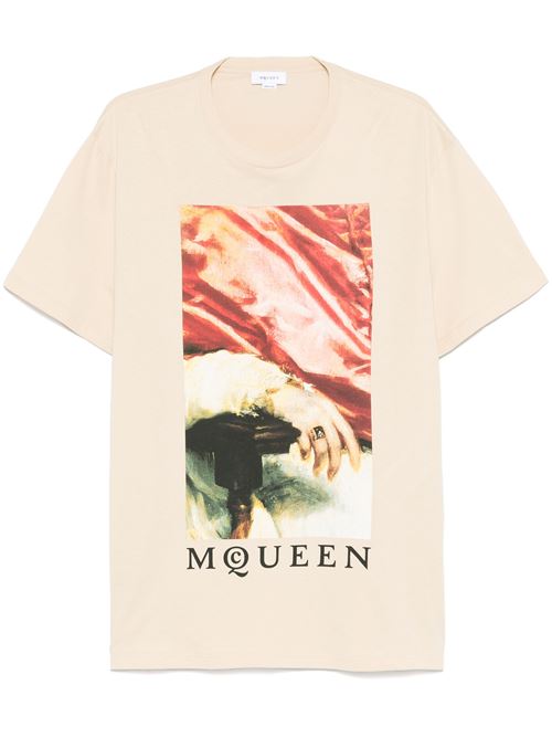 T-shirt con stampa ALEXANDER MCQUEEN | 815011QTADA0985